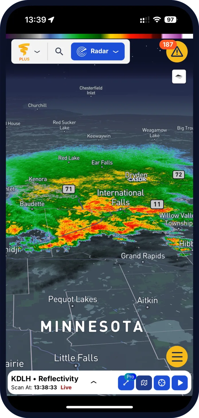 WeatherWise.app app screen 1